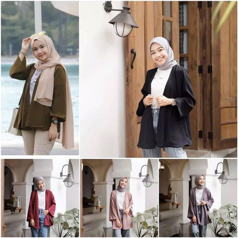 Meira cardy atasan wanita outer fashion remaja