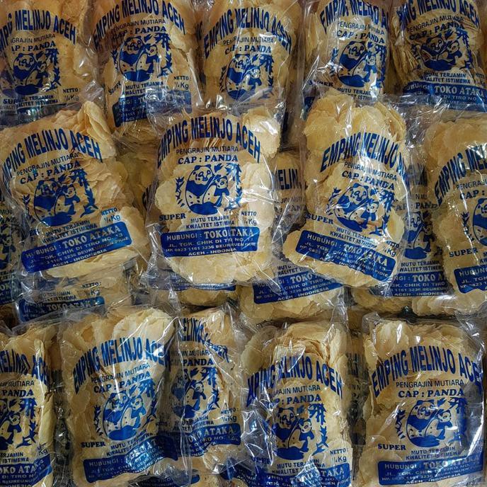 

Emping Melinjo Mentah grade A Super Tipis asli Aceh 250gr TERMURAH Kode 692