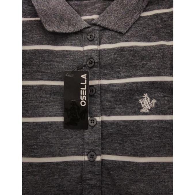 Promo Kaos Polo Wanita Osella N12083Aguy -Abu
