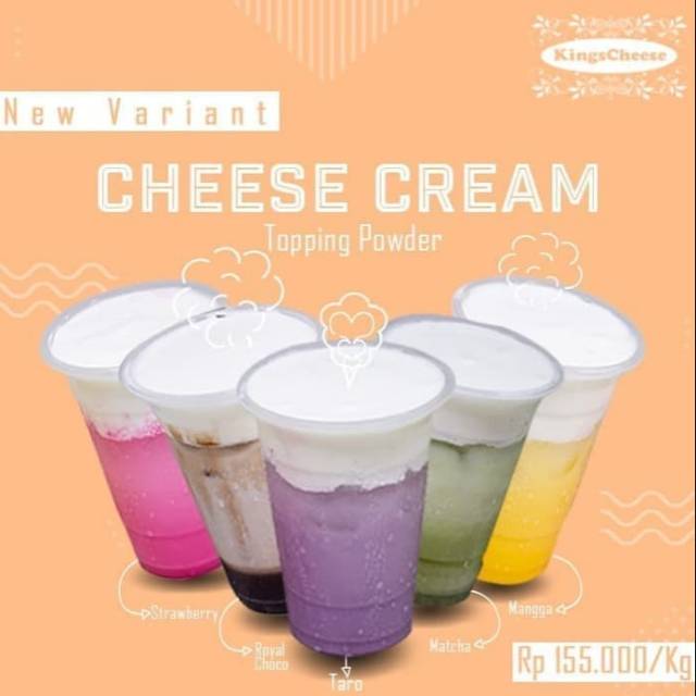 

Topping Minuman Cream Cheese Foam/ Powder Drink/ Bubuk Minuman