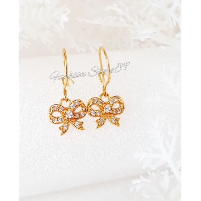 Anting Jurai All Varian Buterfly flowers Pita berkualitas tinggi perhiasan lapis emas 18k Impor Yaxiya Xuping Bestquality