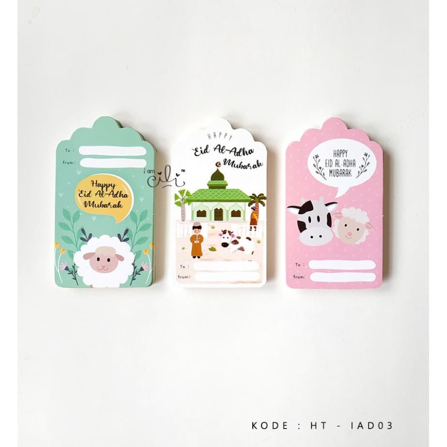 

(HTIAD03) tag ucapan idul adha eid al adha lebaran kurban cute