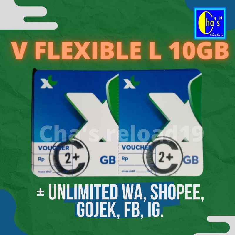 VOUCHER XL FLEXIBLE L 10GB 30 HARI