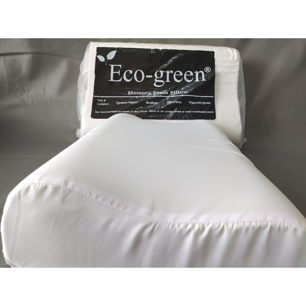 Bantal Kepala Empuk Memory Foam Eco Pillow - Bantal Hotel Kesehatan Leher - Bantal Terapi