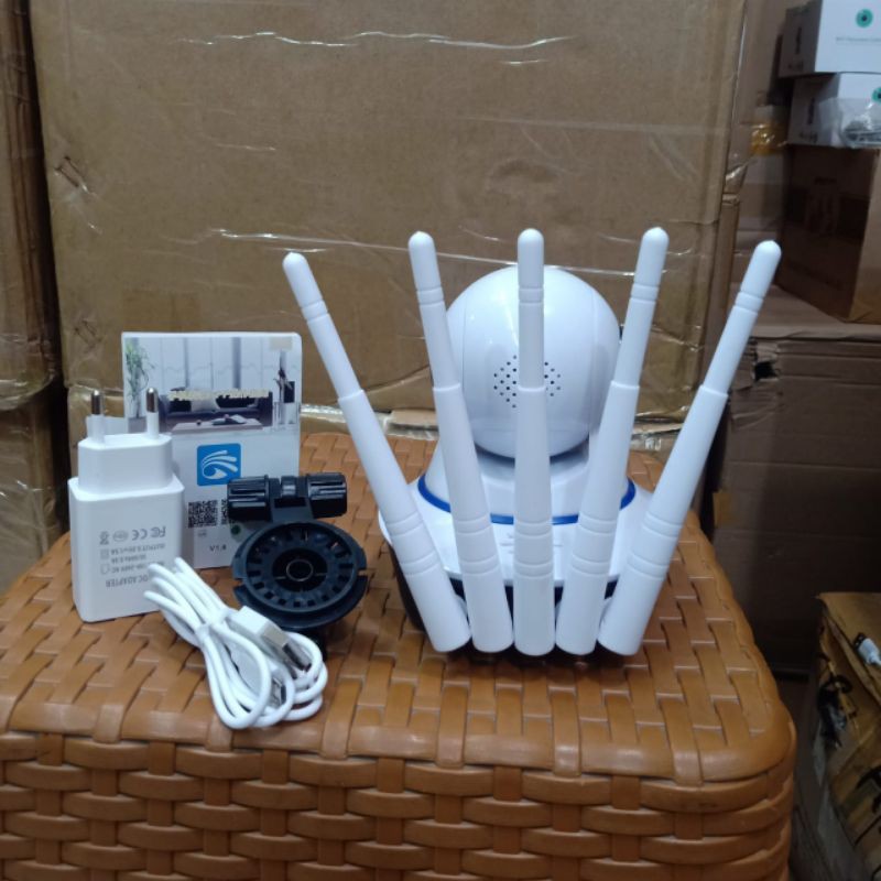 IP Camera TERBARU CCTV Wifi | IPCAM WIRELESS 5 Antena YY/Yoose