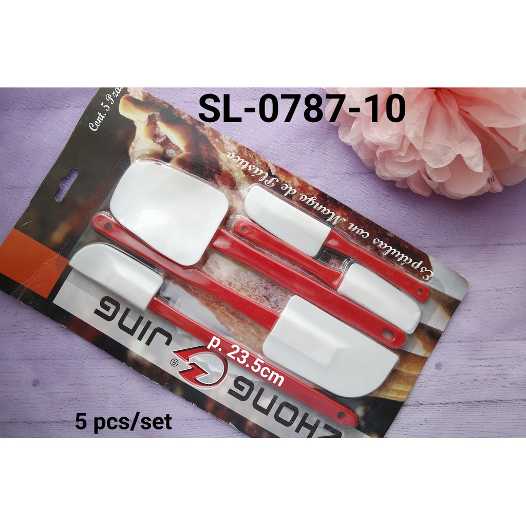 SL-0787-10 Solet soled silikon spatula silikon pengaduk silikon