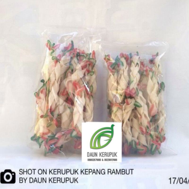 

kerupuk kepang rambut