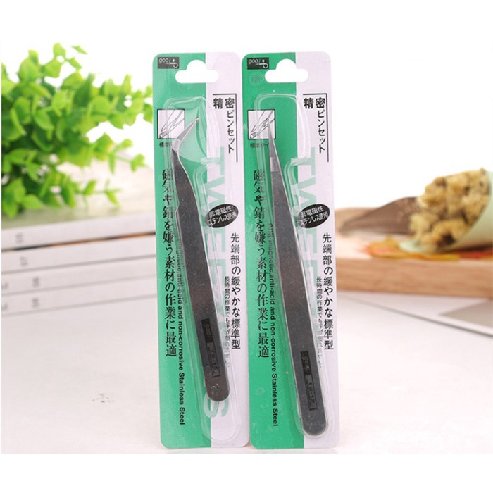 Pinset Tweezer Anti Statis Lurus Bengkok tweezers TS-15 ESD-11 ESD-15