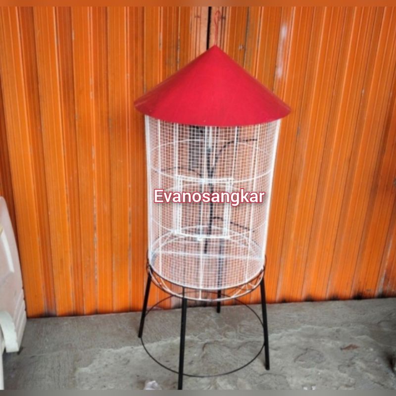 KANDANG/SANGKAR KOLONI KAWAT RAM BURUNG KENARI,LOVEBIRD,PARKIT MODEL APOLLO