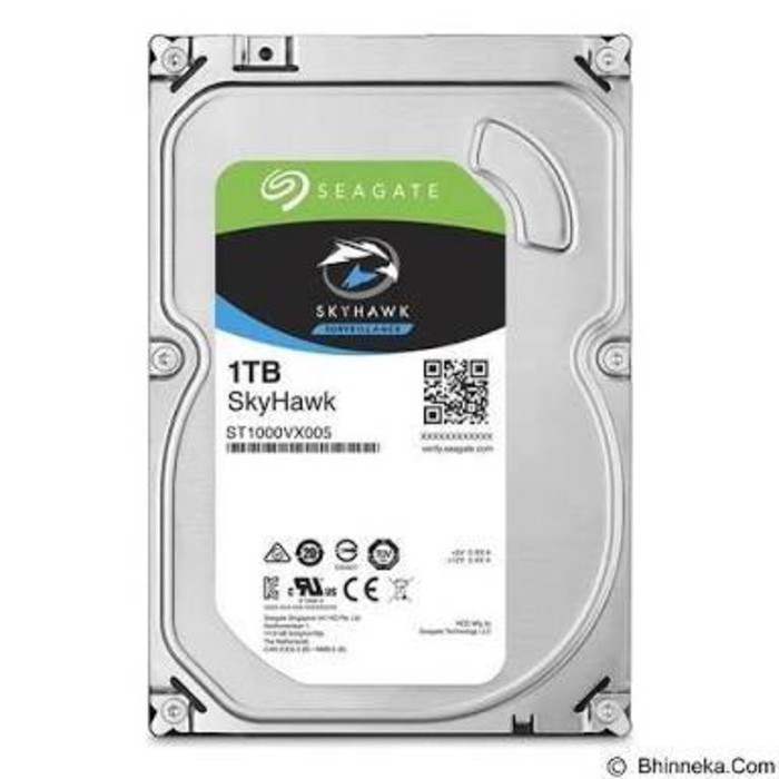 Harddisk Seagate Surveillance 1000GB 1TB Resmi Khusus CCTV SKyhawk