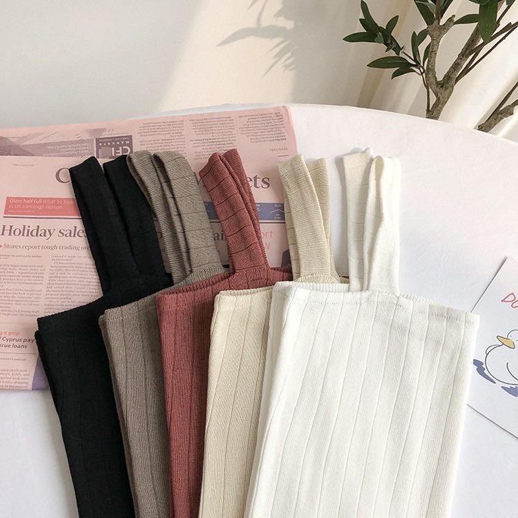 Korean Knit Tank Top | TANK TOP TALI RIB |SALE MURAH 1 KG MUAT 12PC-7