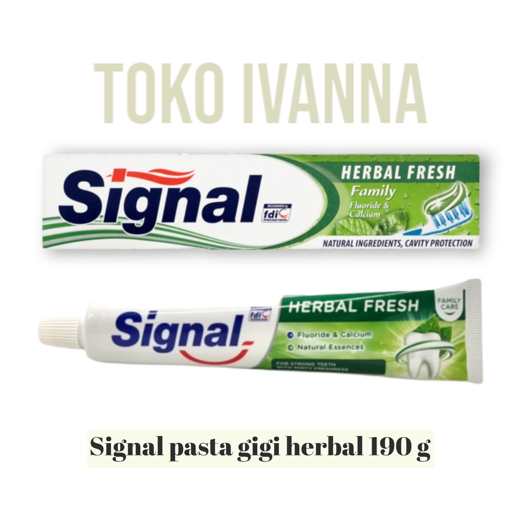 Signal Toothpaste Pasta Gigi Herbal 190gr