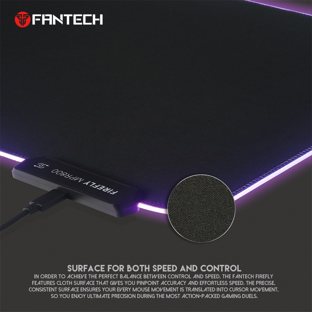 Fantech MPR800s Gaming Mousepad RGB - MPR800 MPR-800 MPR 800