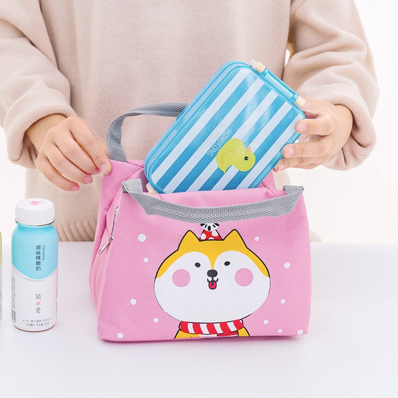 T&amp;Y Tas Bekal Karakter Lunch Bag Cooler Makanan Anak Tas Lunch Box Karakter Anti Air Murah Import