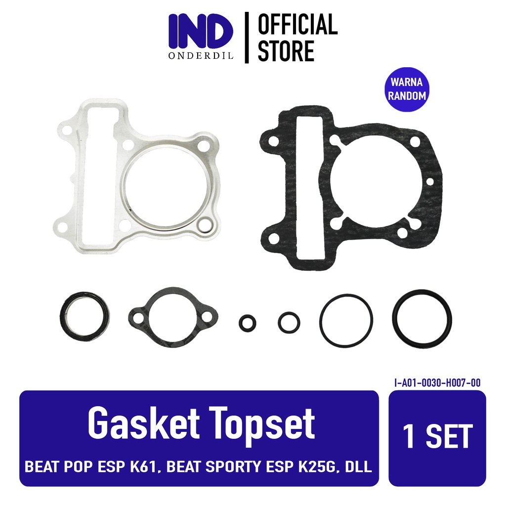 IND Onderdil Gasket-Paking-Packing Top-Set-Topset Beat Pop-eSP-Sporty &amp; Scoopy eSP-FI &amp; Vario 110 eSP