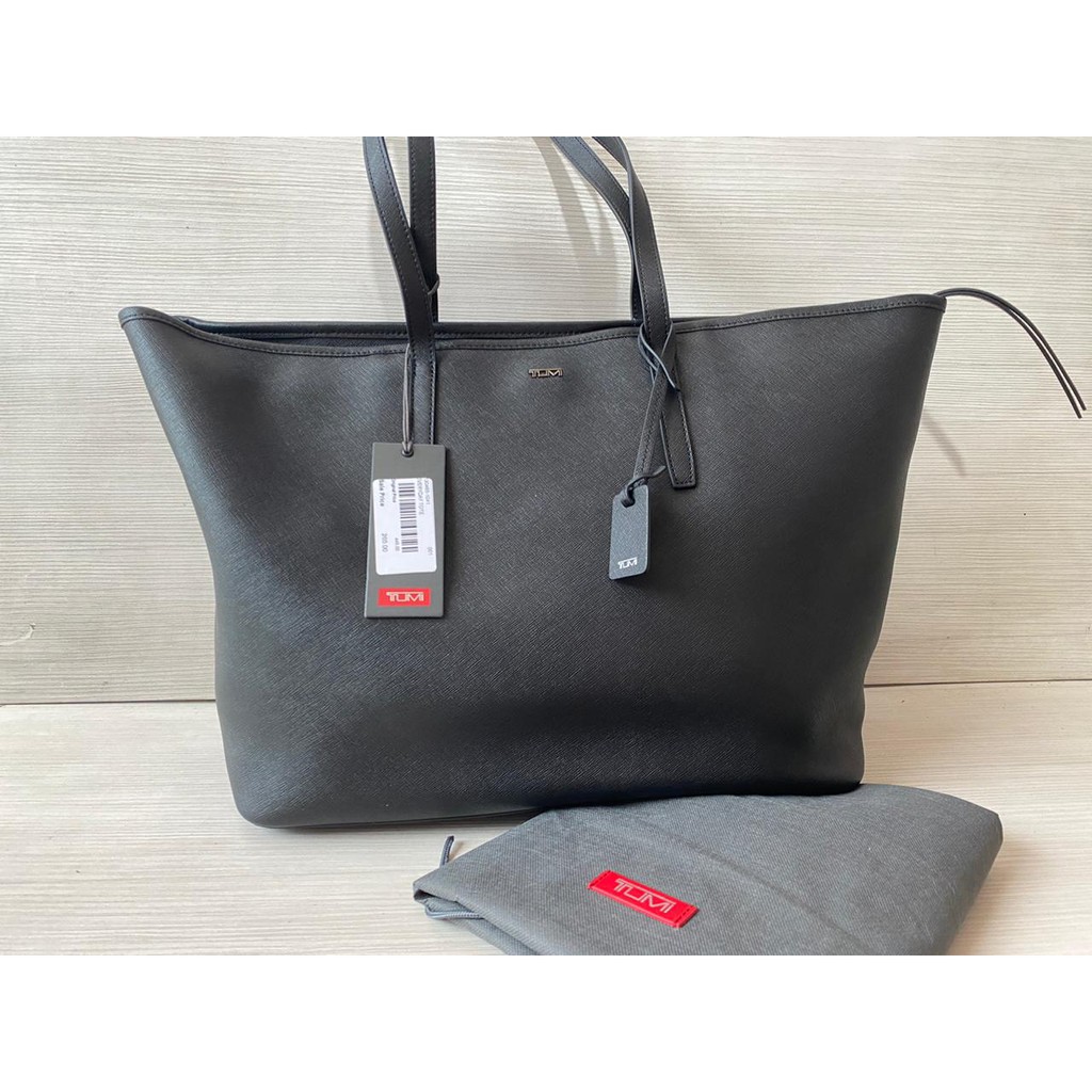Tumi Everyday Tote Black Cow Leather