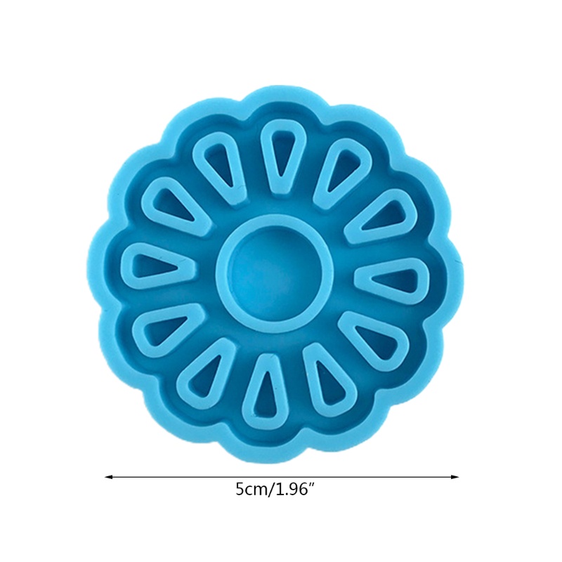 Siy Cetakan Resin Epoxy Bentuk Bunga Aster Bahan Silikon Untuk Membuat Perhiasan Diy