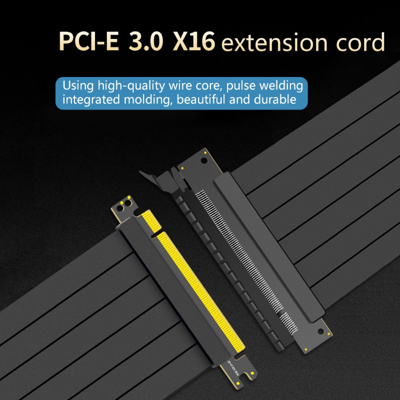 Cre Kabel Extension Riser Kartu Grafis Gpu Vertikal 3.0 Pcie X16