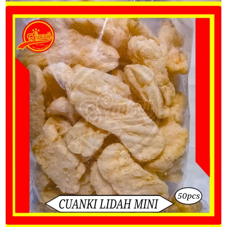 Jual Cuanki Lidah 50 Pcs Enak Dan Renyah Baraya Toping Baso Aci Dan