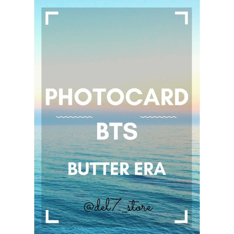 Jual Photocard BTS Butter Era 2 sisi (Harga per 7 Pcs) Indonesia|Shopee