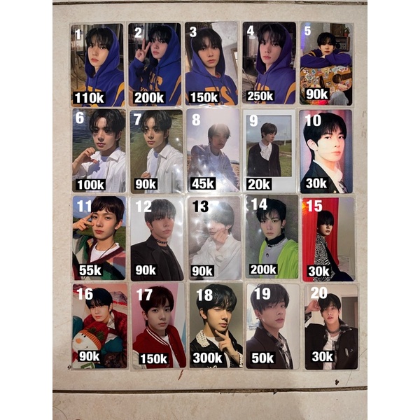 photocard pc lucky draw ld heeseung Jake enhypen