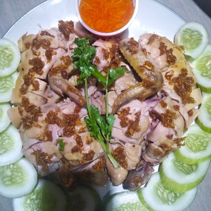 

Ayam rebus / pekcamkee / pek cam kee
