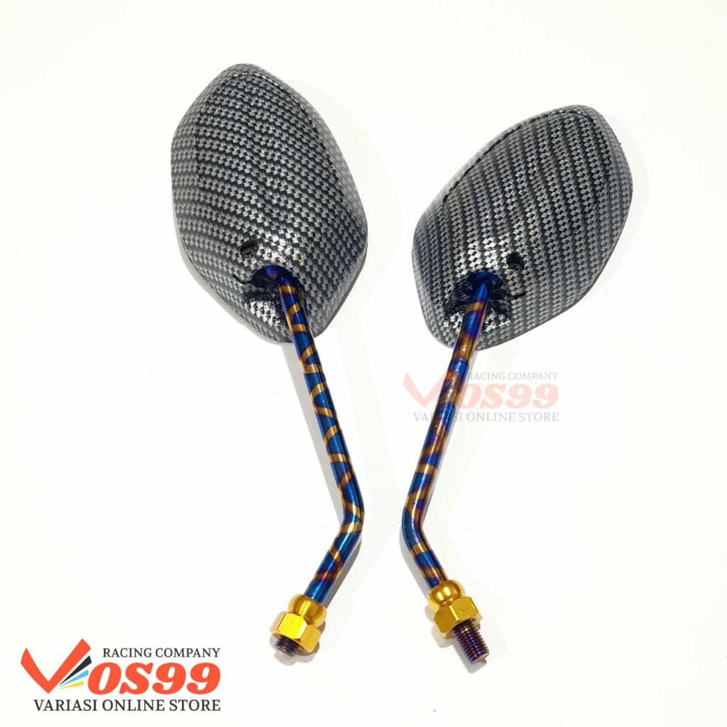 SPION BEAT TANGKAI PANJANG CARBON BLUE XXX