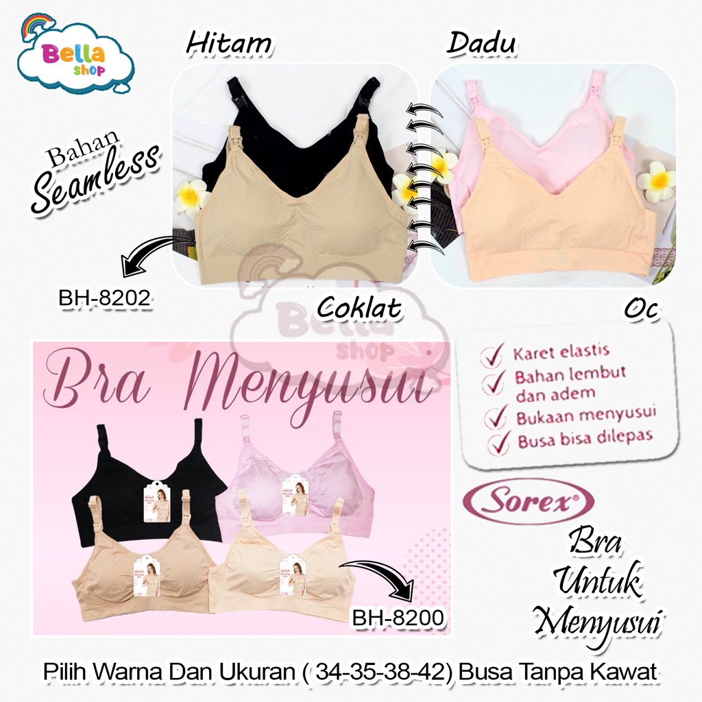 Sorex Bra menyusui  Bh menyusui Sorex BH 8202 BH 8200- BELLA SHOP