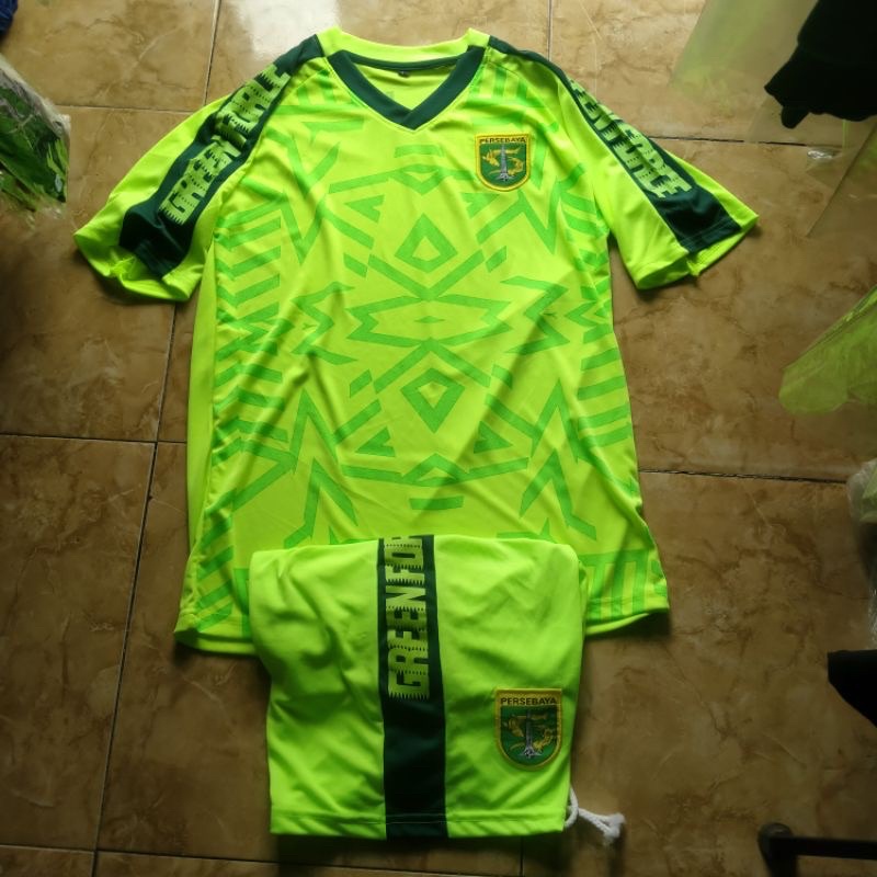 setelan jersey dewasa persebaya grade lokal SATU SET