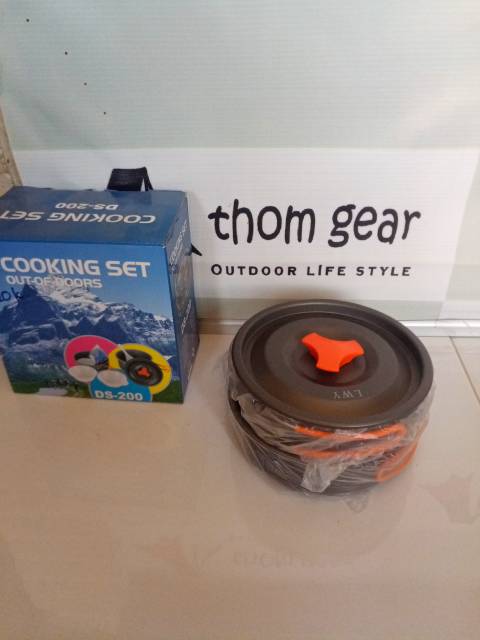 Cooking Set Peralatan Masak Outdoor Ds200 Ds 200 Thomgear Outdoor Store Paiton Probolinggo