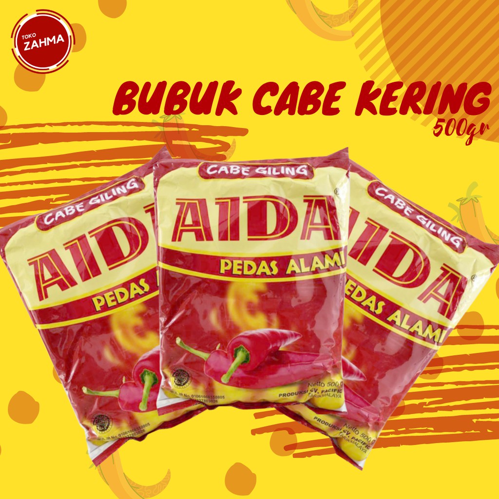 

Bubuk Cabe Giling Bumbu Aida 500 gram