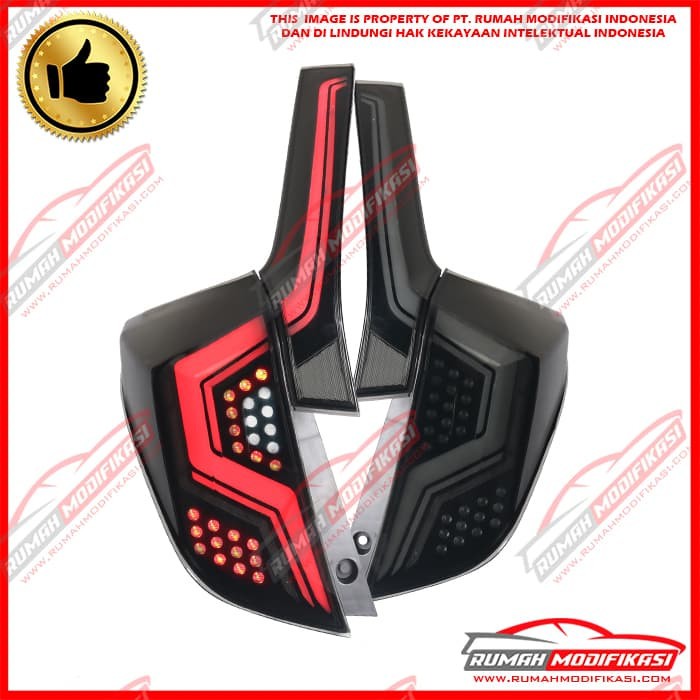 STOP LAMP HONDA JAZZ GK5 2015 ON SMOKE SEQUENTIAL LED