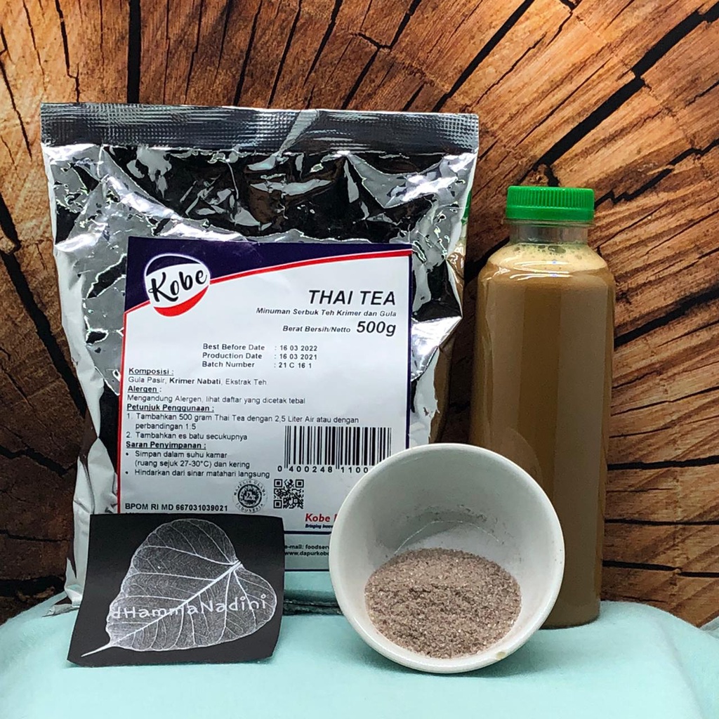 

Thai Tea Kobe 1/2 kg / thai tea powder 500 g/ minuman serbuk thai tea / bubuk thai tea
