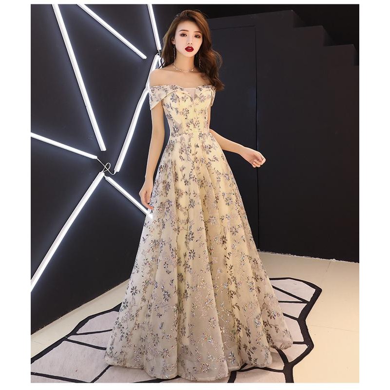 gaun party dress