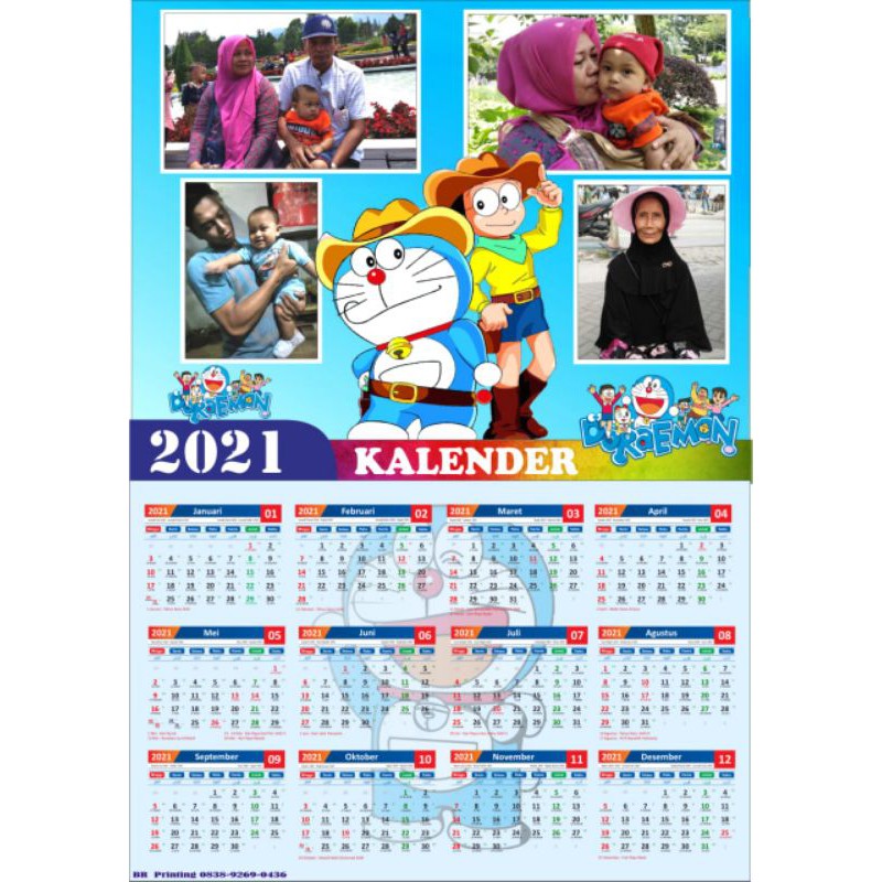 

KALENDER 2021 1 Lembar 1 tahun