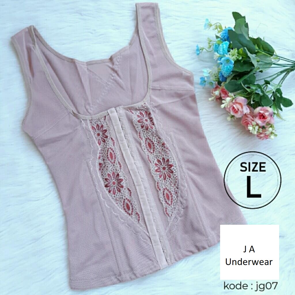 LYDYLY KORSET PELANGSING JG07 BODY PRESS TIPE SINGLET KORSET CORSET