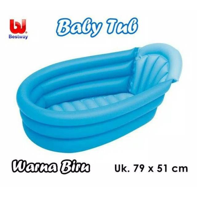Baby tub blue best way