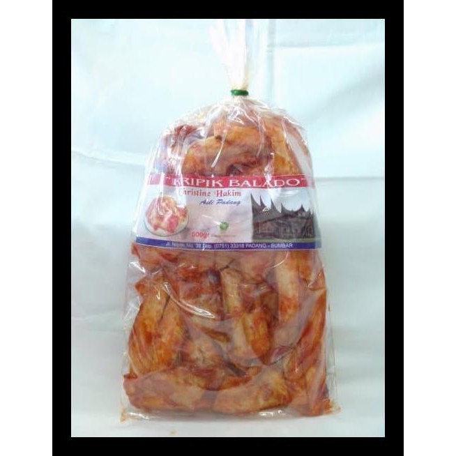 

Kripik Balado Panjang Christine Hakim 500G/Keripik Sanjai/Kerupuk Terbaik