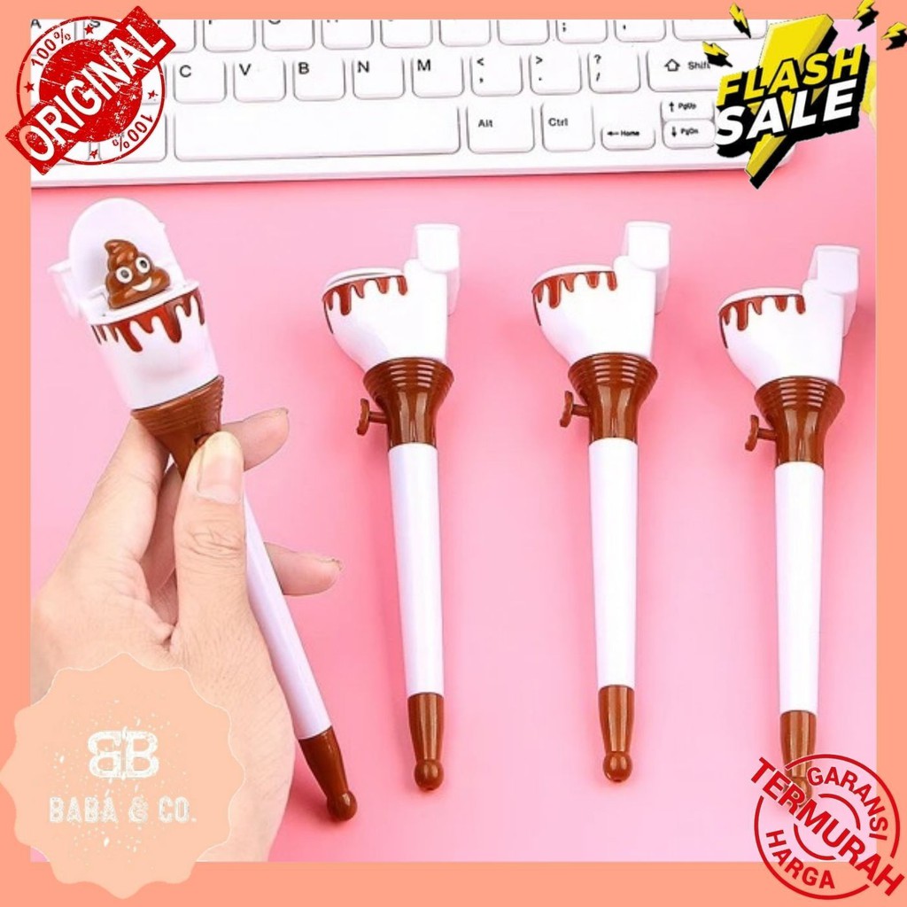 

PEN CLOSET LUCU POOP PEN GEL BOLPEN MURAH PULPEN UNIK LUCU BISA DIPENCET KELUAR POOP! ATK MURAH