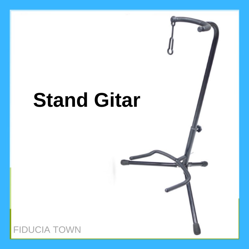 Stand Gitar Tinggi Kuat Aman Praktis Kompak Tempat Dudukan Guitar