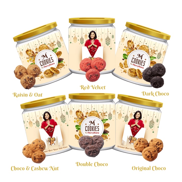 

Best Soft Baked Cookies by M Cookies Merry Riana | Choco Cashew Variant | Premium Cookies ow6a