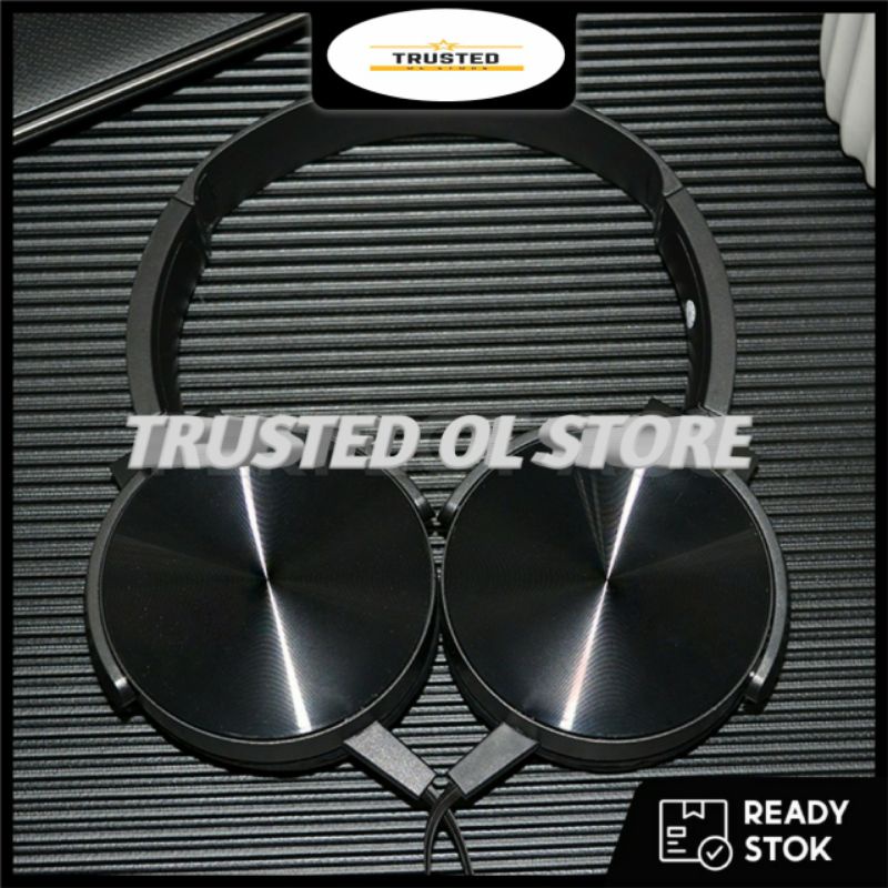 HEADPHONE PPT 450 / XB450 EXTRA BASS + MIC HF HEADSET HANDSFREE BANDO