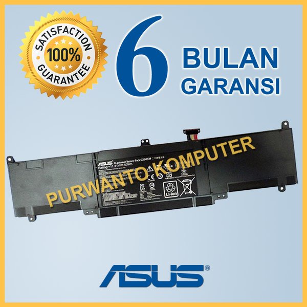Original Baterai Laptop ASUS Zenbook UX305CA-FB055T UX305CA-FB070T UX305CA-FB073T UX305CA-FB126T UX3