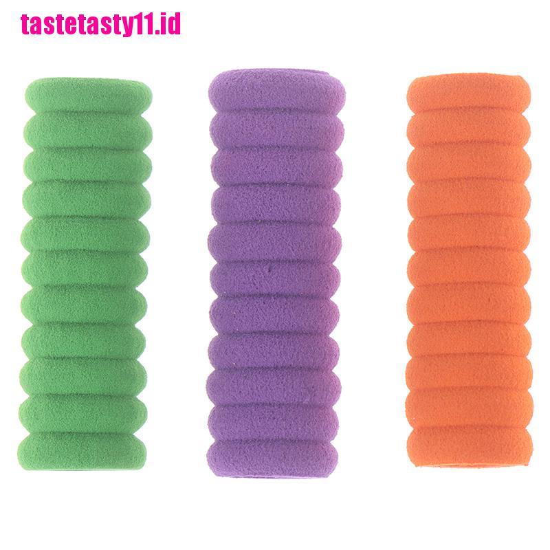 【TTID】10pcs Comfort Soft Foam Pen Pencil Grips Pen Control Pupil Handwriting Ai