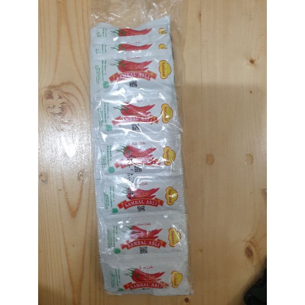 

Saus Sachet Sambal Asli Nasional 1 Pack (Isi 24 Pcs)