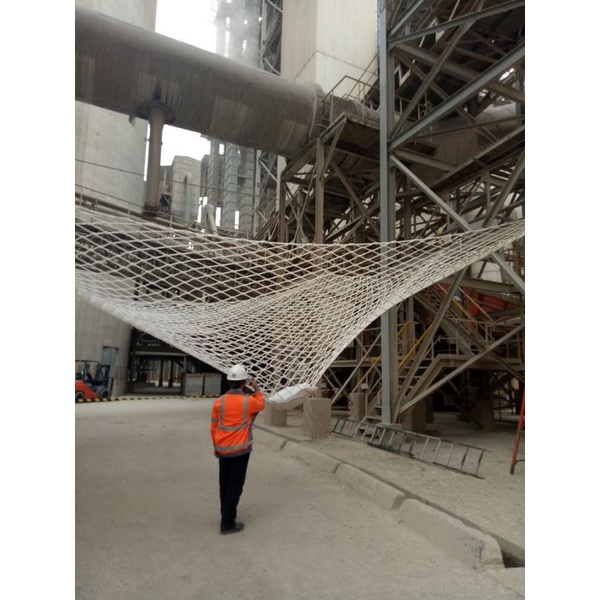 Jaring pengaman proyek, jaring safety net, jaring outbound, jaring hammock