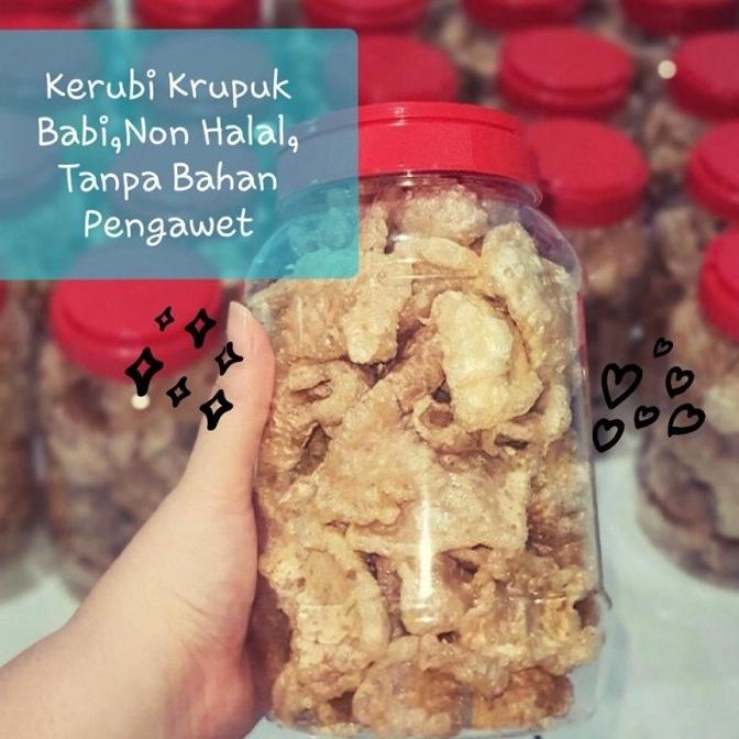 

Kerubi Kerupuk Kulit Babi - Krupuk Rambak Rejeki Laris Tanpa Pengawet