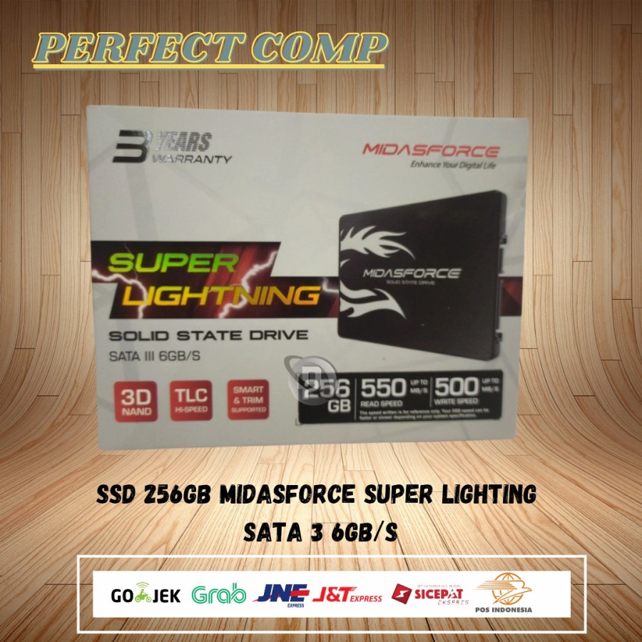 SSD 256GB MIDASFORCE SUPER LIGHTING SATA 3 6GB/S