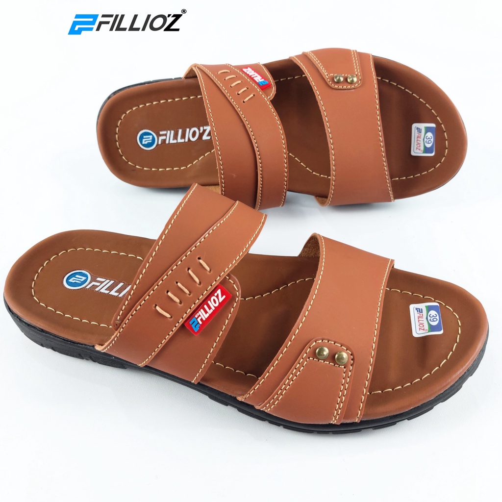 Fillioz Michael Sendal Cowok / Sandal Pria Casual Original Kulit Tahan Air Terbaru