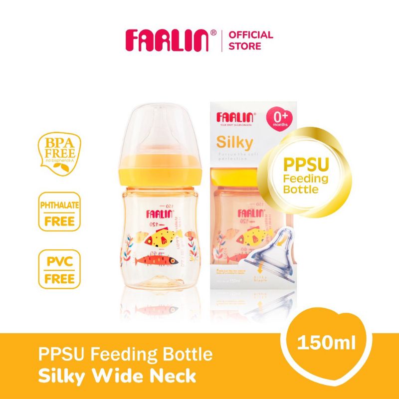 Farlin Silky PPSU Feeding Bottle 150 ml